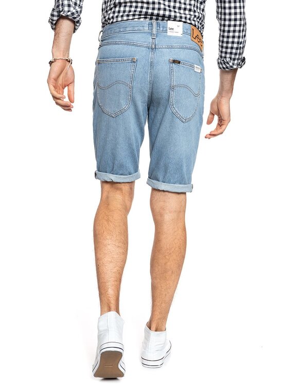 Lee Lee Pantaloncini di jeans 5 POCKET SHORT Blu Regular Fit