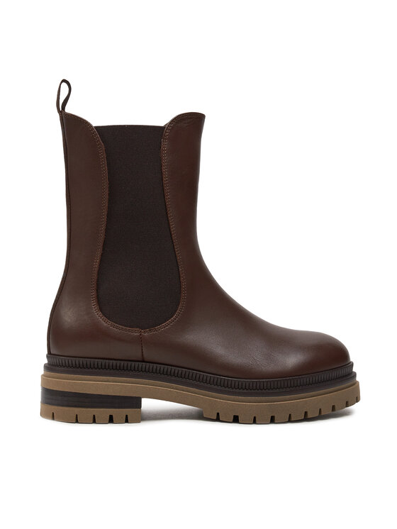 Weekend Max Mara Weekend Max Mara Боти тип челси Livrea 24257960346 Кафяв