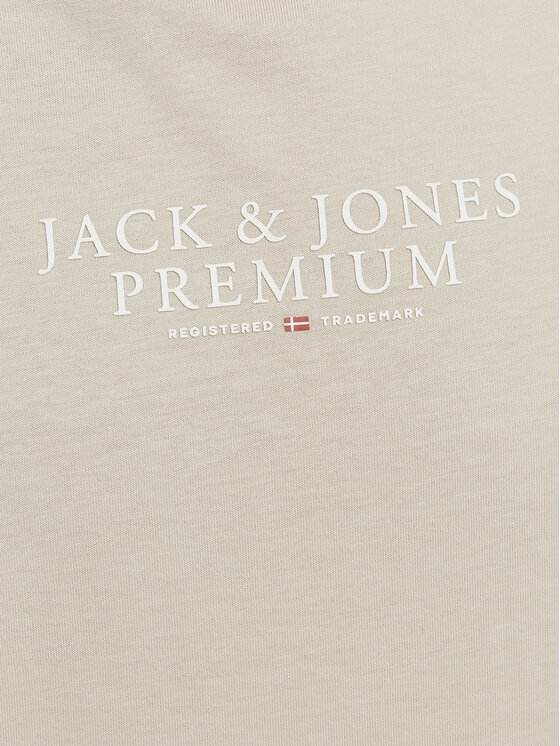Jack & Jones Jack & Jones T-Shirt Archie 12217167 Beżowy Regular Fit