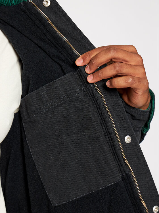 Converse Converse Jeans jakna Saffron 10019460-A02 Črna Regular Fit