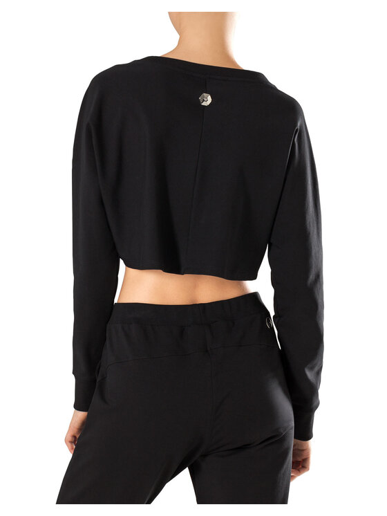 PHILIPP PLEIN PHILIPP PLEIN Bluza 30821 Czarny Regular Fit