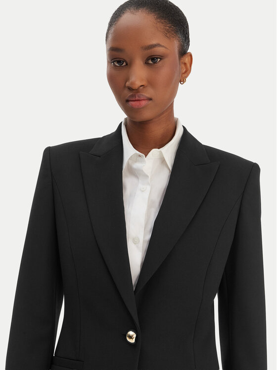 HUGO HUGO Suknjič Abire 50565362 Črna Slim Fit