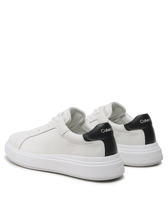 Calvin Klein Calvin Klein Sneakersy Low Top Lace Up Lth HM0HM01016 Biały
