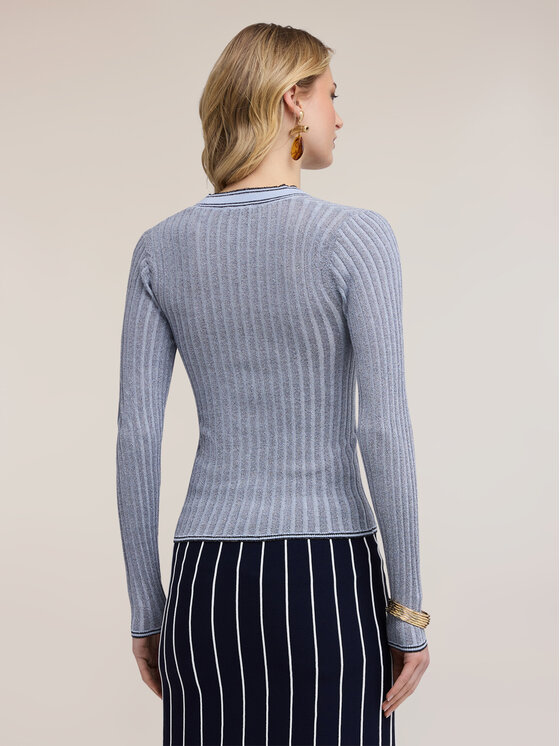Motivi Motivi Sweter M154W003853N0R4 Turkusowy Regular Fit