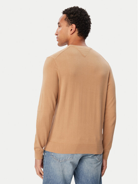 Tommy Hilfiger Tommy Hilfiger Pullover Essential Ssnl MW0MW39999 Beige Regular Fit