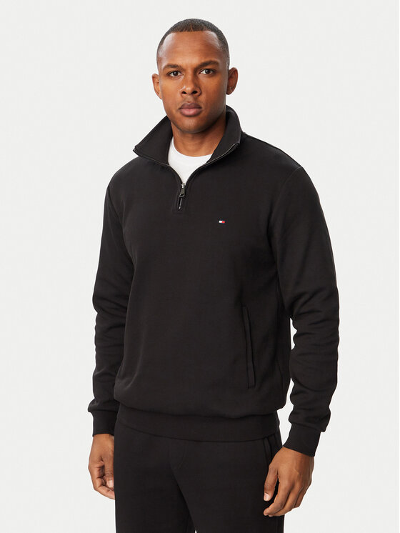 Tommy Hilfiger Tommy Hilfiger Μπλούζα Essential MW0MW36510 Μαύρο Regular Fit