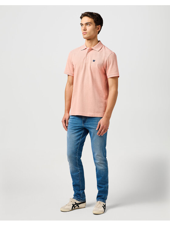 Wrangler Wrangler Polo 112362832 Pomarańczowy Regular Fit