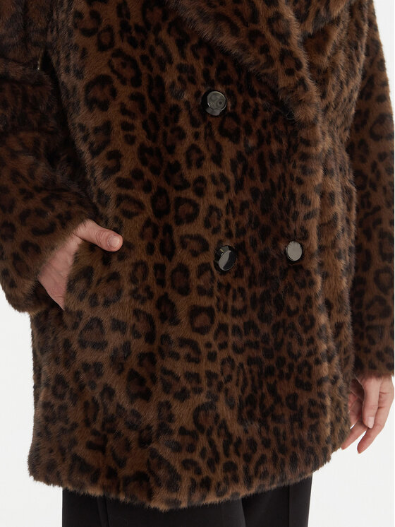 Joseph Ribkoff Joseph Ribkoff Kožušina 253937 Hnedá Loose Fit