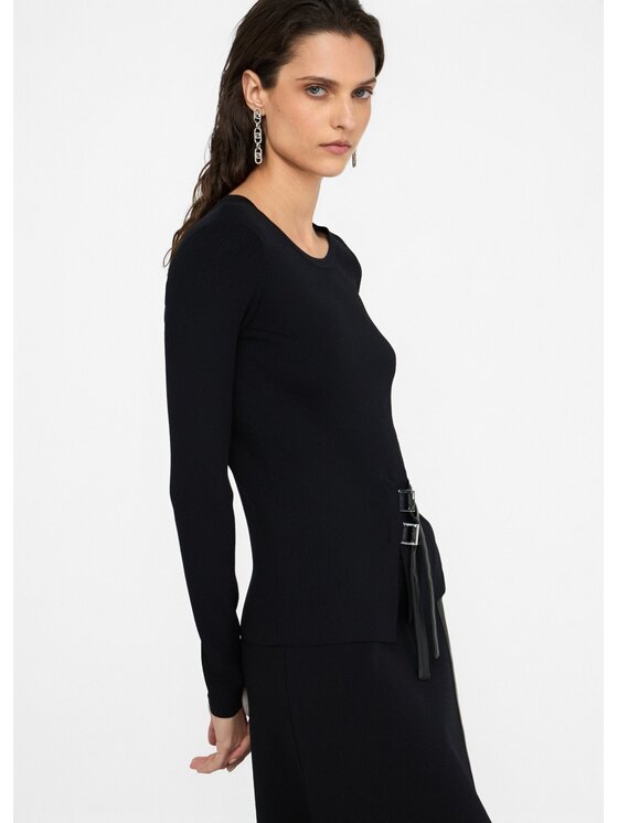 Liu Jo Liu Jo Maglione MF5042MS55N22222 Nero Slim Fit