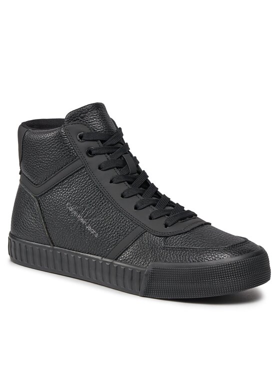Calvin Klein Jeans Calvin Klein Jeans Tenisice Skater Vulc Mid Lth YM0YM00809 Crna