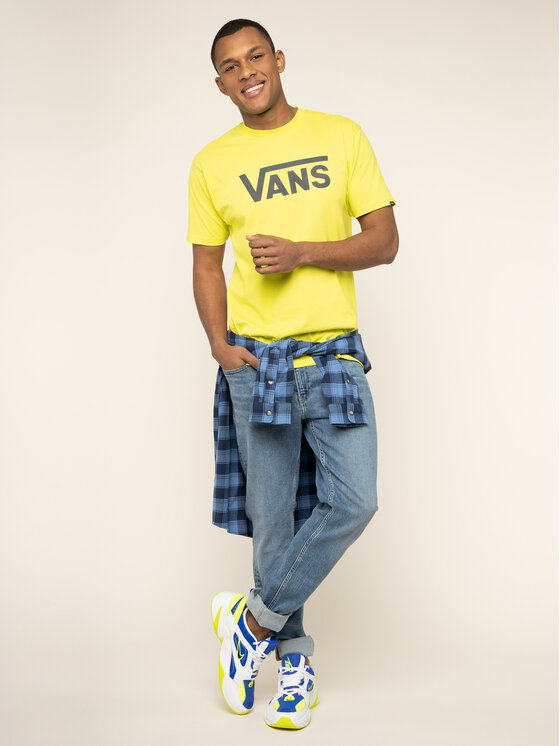 Vans T shirt Classic VN000GGGYNC1 Giallo Classic Fit Modivo