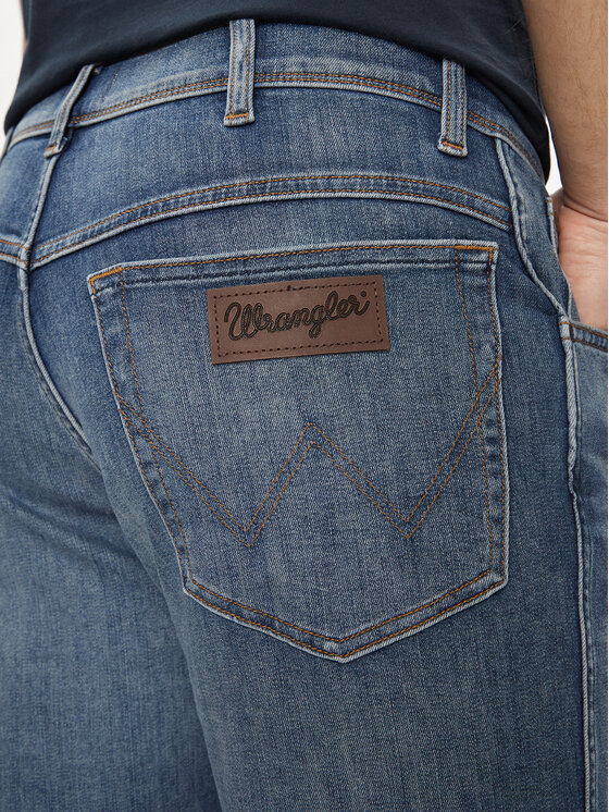 Wrangler Wrangler Szorty jeansowe Texas 112350867 Niebieski Regular Fit