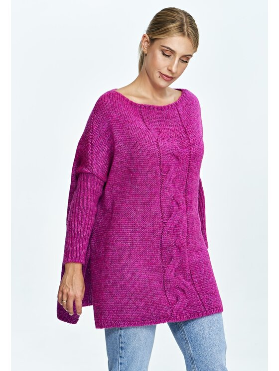 FIGL FIGLFIGL Maglione M900 Viola Oversize