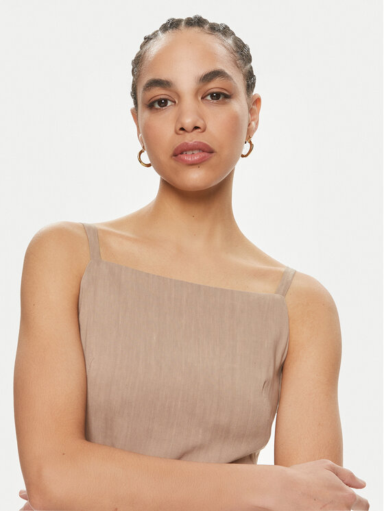 Marella Marella Sukienka letnia Kabala 2413221015 Beżowy Regular Fit
