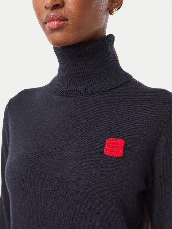 MAX&Co. MAX&Co. Поло Quadro 2626366023200 Тъмносин Regular Fit