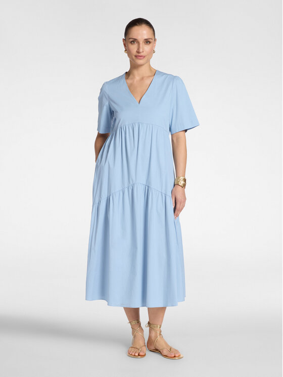 Elena Mirò Elena Mirò Abito da cocktail 7086P000297N004 Turchese A-Line Fit