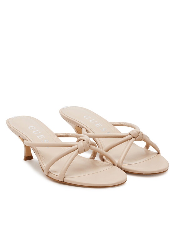 Guess Guess Klapki FLJGARLEA03 Beżowy