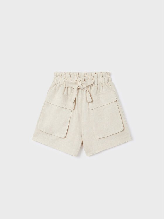 Mayoral Mayoral Pantalon scurți din material 6236 Bej