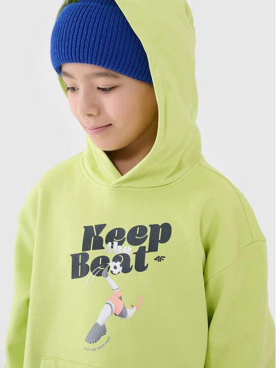 4F 4F Felpa 4FJASAW24TSWSM2160-72S Verde Oversize