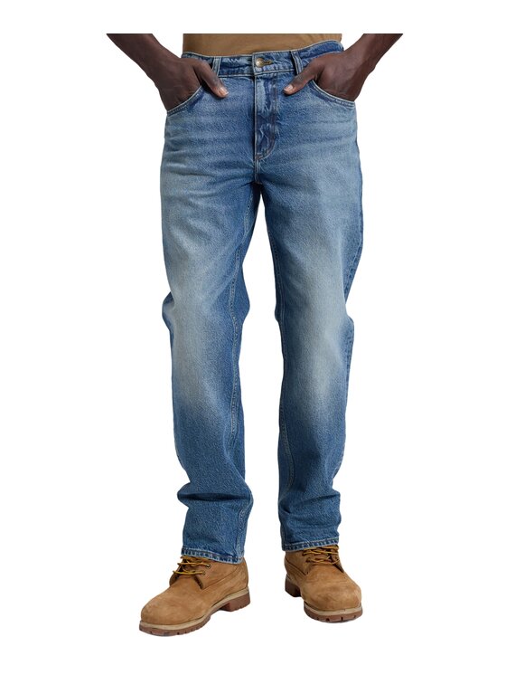 Lee Lee Jeansy 112386507 Niebieski Loose Fit
