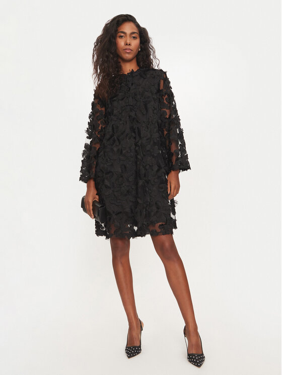 YAS YAS Коктейльна сукня Arly 26036198 Чорний Loose Fit