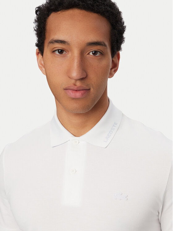 Lacoste Lacoste Polo särk PH5056 Valge Slim Fit