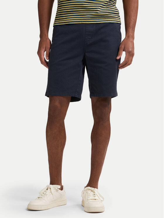 Petrol Industries Petrol Industries Pantaloncini di tessuto M-1050-SHO527 Blu scuro Regular Fit