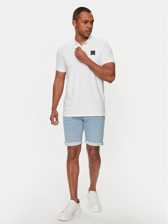 Petrol Industries Petrol Industries Polo M-1040-POL945 Bijela Slim Fit