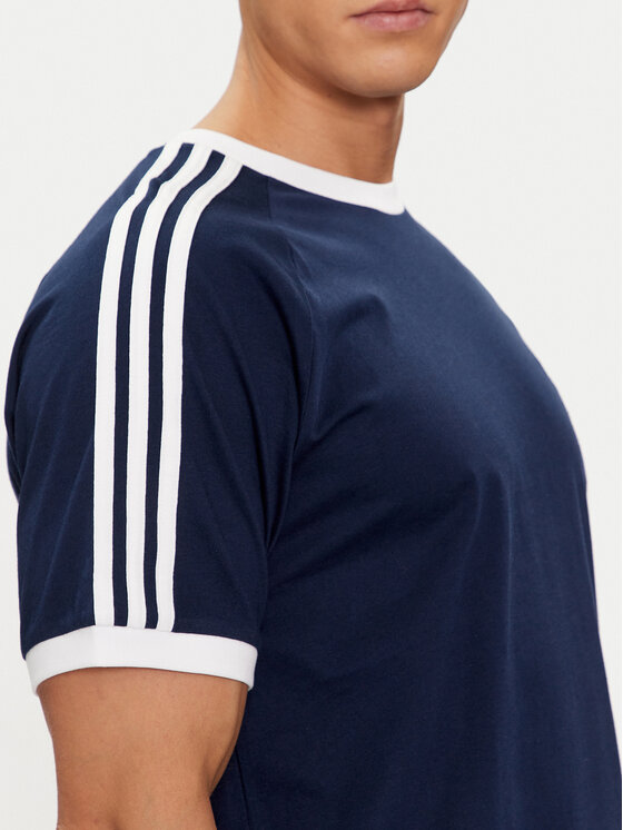 adidas adidas Tričko Adicolor Classics 3-Stripes T-Shirt IA4850 Modrá Slim Fit