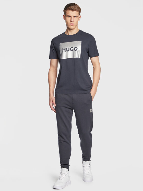 HUGO Hugo Tričko 50484783 Modrá Regular Fit