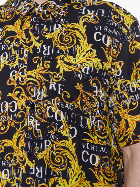 Versace Jeans Couture Versace Jeans Couture Srajca 74GAL2B0 Črna Regular Fit