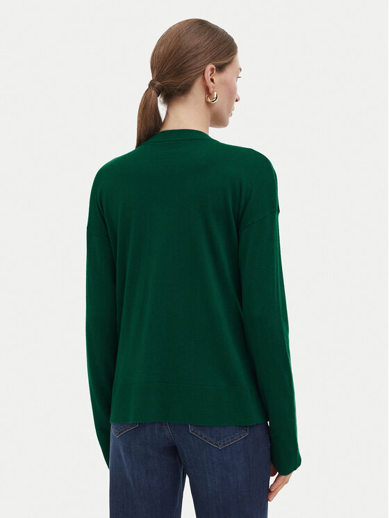 Liu Jo Liu Jo Sweter WF6418 MA16R Zielony ciemny Regular Fit