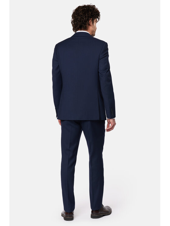 Lancerto Lancerto Garnitur Kannedy GA073124000004 Granatowy Slim Fit