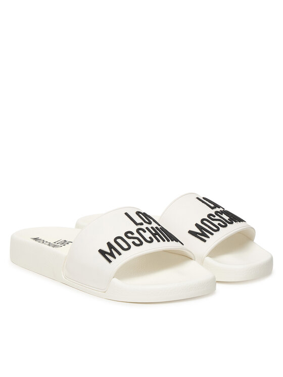LOVE MOSCHINO LOVE MOSCHINO Klapki JA28052G0OI14100 Biały