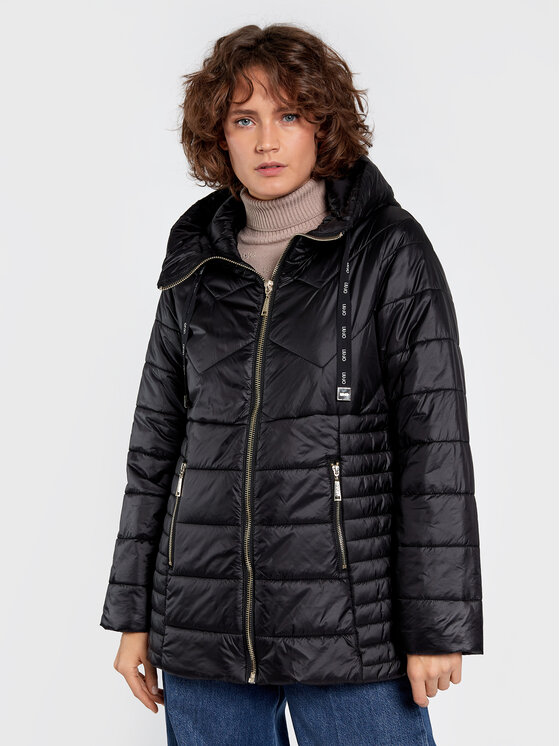 Liu Jo Sport Liu Jo Sport Преходно яке TF2182 T8782 Черен Regular Fit