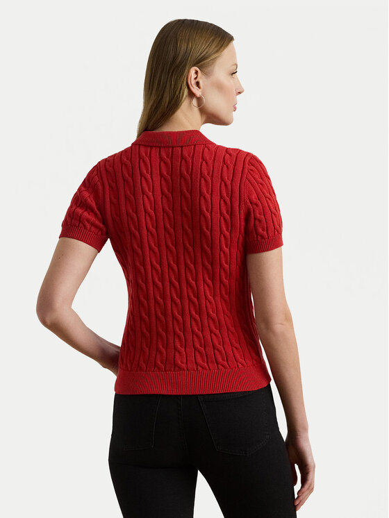 LAUREN RALPH LAUREN LAUREN RALPH LAUREN Пуловер 200932224012 Червен Slim Fit