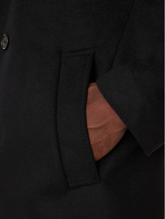 JOOP! JOOP! Μάλλινο παλτό 17 JC-21Maron 30044311 Μαύρο Regular Fit