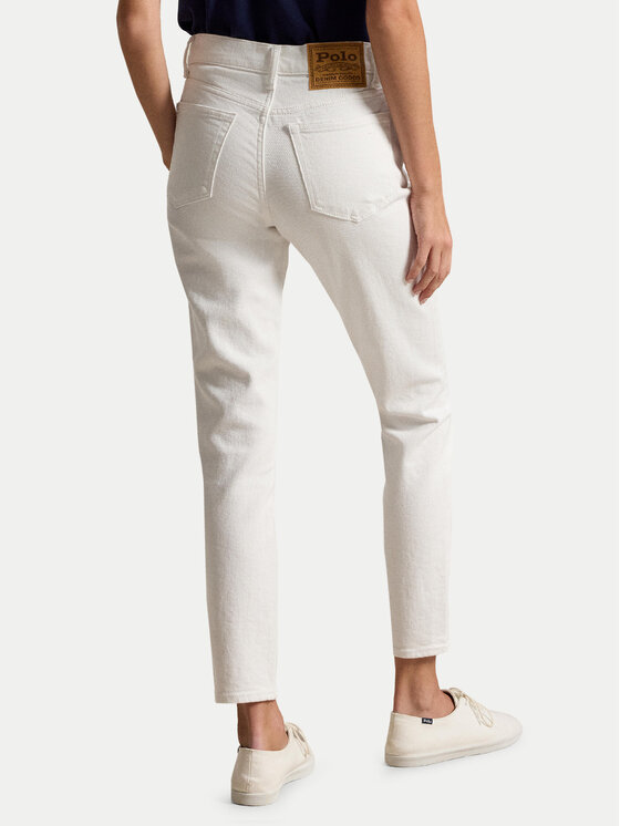 Polo Ralph Lauren Polo Ralph Lauren Jeansy 211970682001 Biały Super Slim Fit