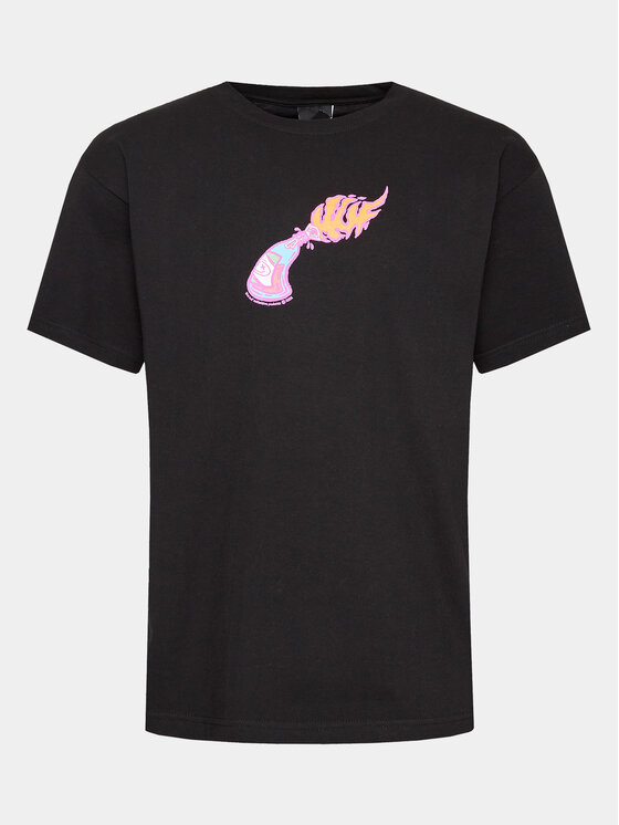 HUF Majica TS01947 Črna Regular Fit