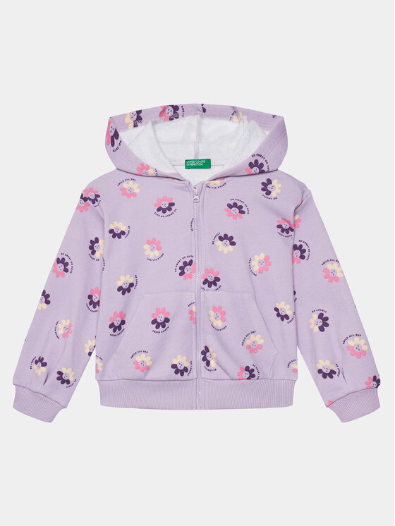 United Colors Of Benetton Bluză 384XG502Y Violet Regular Fit