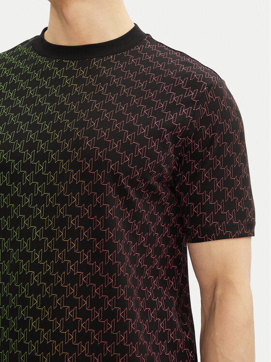 KARL LAGERFELD KARL LAGERFELD T-särk 755403 552235 Must Regular Fit