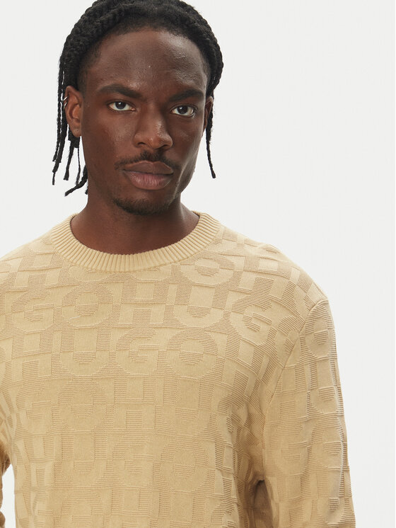 HUGO HUGO Светр 50543785 Бежевий Regular Fit