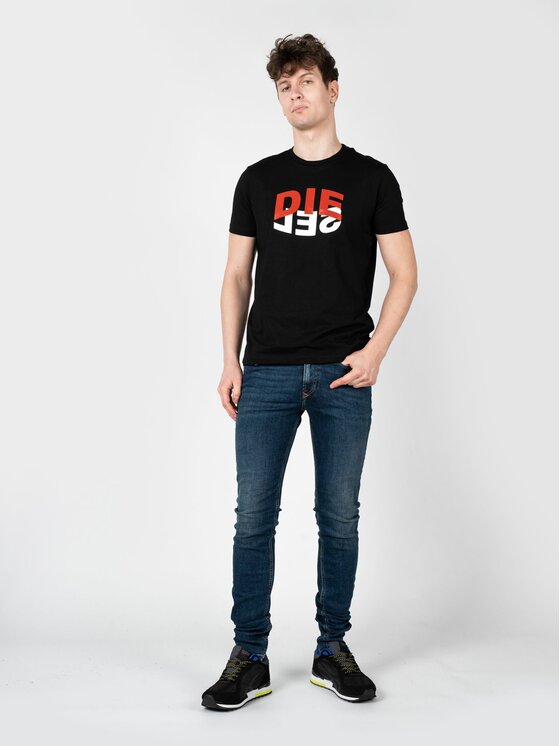 Diesel Diesel Jeansy A03596-09D43-01 Tmavomodrá Skinny Fit