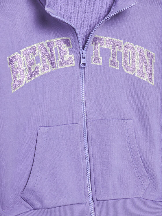 United Colors Of Benetton United Colors Of Benetton Суитшърт 3J68C504N Виолетов Regular Fit