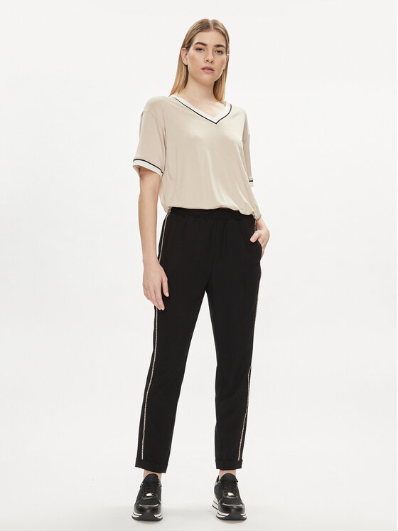 Liu Jo Liu Jo Donji dio trenerke TA4088 TS423 Crna Regular Fit