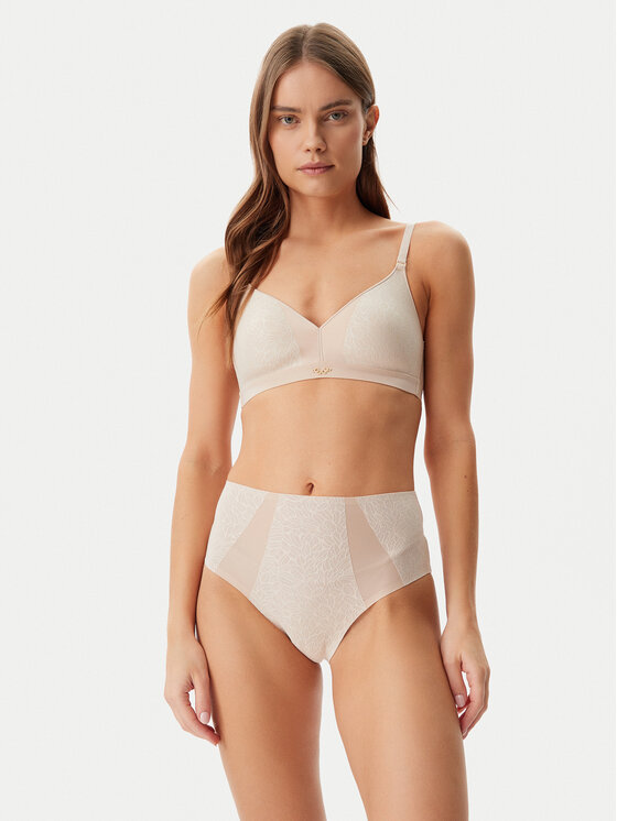 Chantelle Chantelle Mutande classiche a vita alta C18IC5 Beige