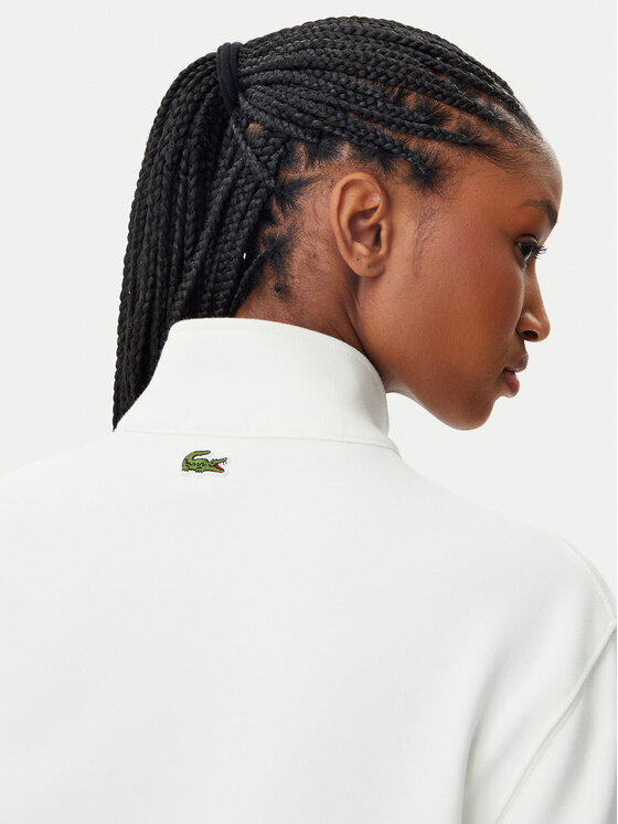 Lacoste Lacoste Mikina Unisex SH2735 Bílá Regular Fit