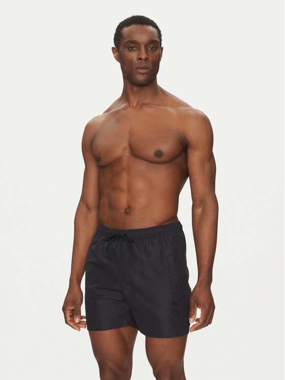 Calvin Klein Swimwear Calvin Klein Swimwear Pantaloncini da bagno KM0KM01166 Nero Regular Fit