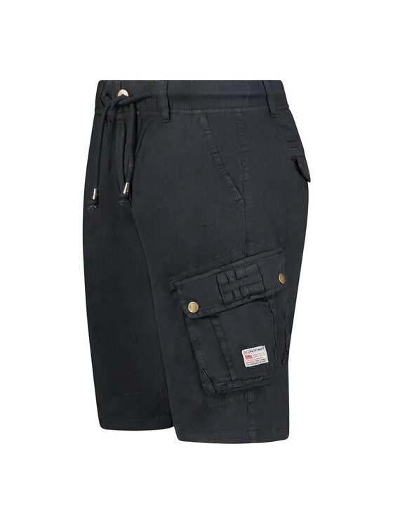 Geographical Norway Geographical Norway Bermudy SY1621H/GN-Black Czarny Regular Fit