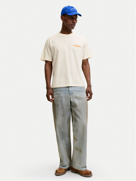 Jack & Jones Jack & Jones Marškinėliai Riviera 12295161 Balta Regular Fit